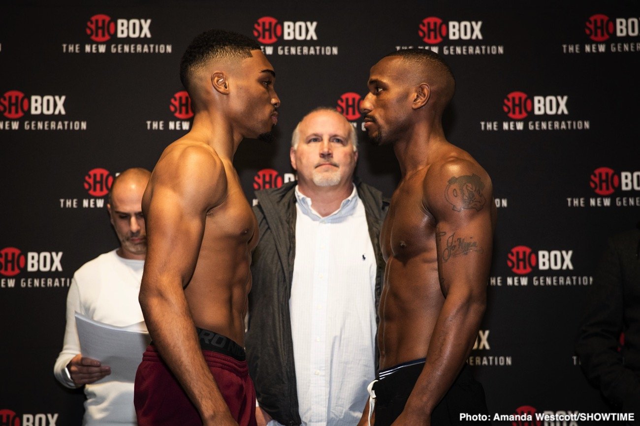 Thomas Mattice - Isaac Cruz - ShoBox Weigh-In Results