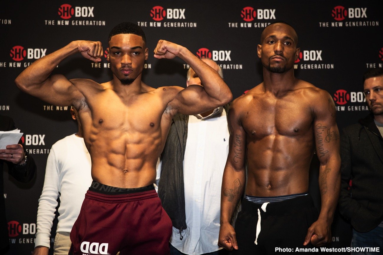 Thomas Mattice - Isaac Cruz - ShoBox Weigh-In Results
