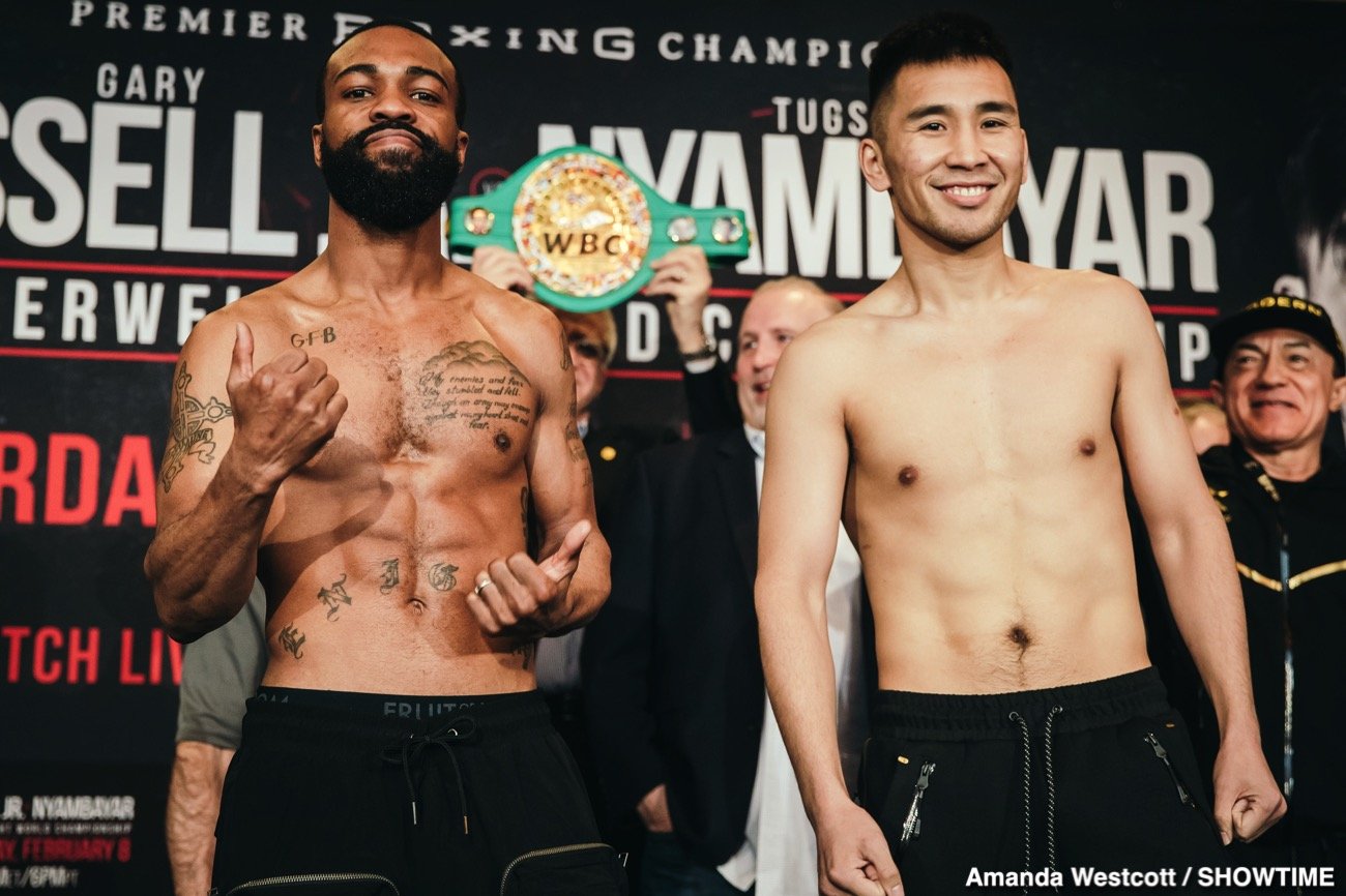 Gary Russell Jr. Vs. Nyambayar & Rigondeaux Vs. Solia - Final Weigh-in  Results — Boxing News