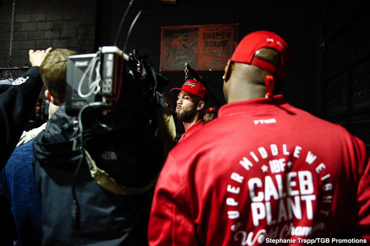 Plant vs Feigenbutz: Media workout quotes for their clash on Saturday