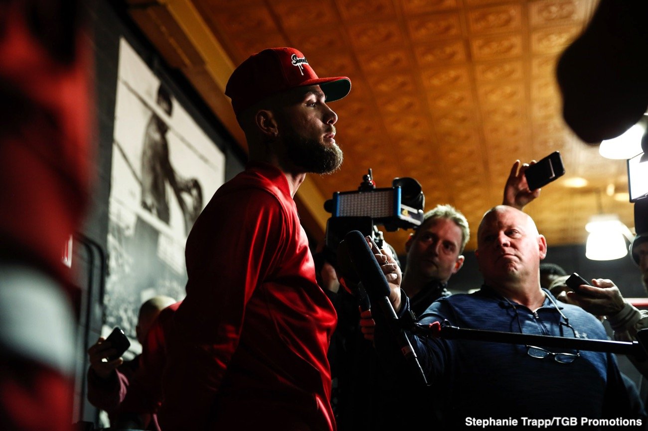 Plant vs Feigenbutz: Media workout quotes for their clash on Saturday
