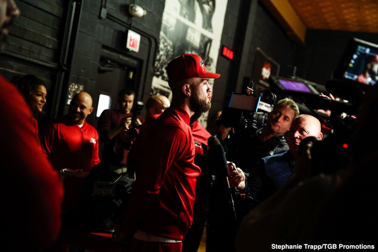 Plant vs Feigenbutz: Media workout quotes for their clash on Saturday