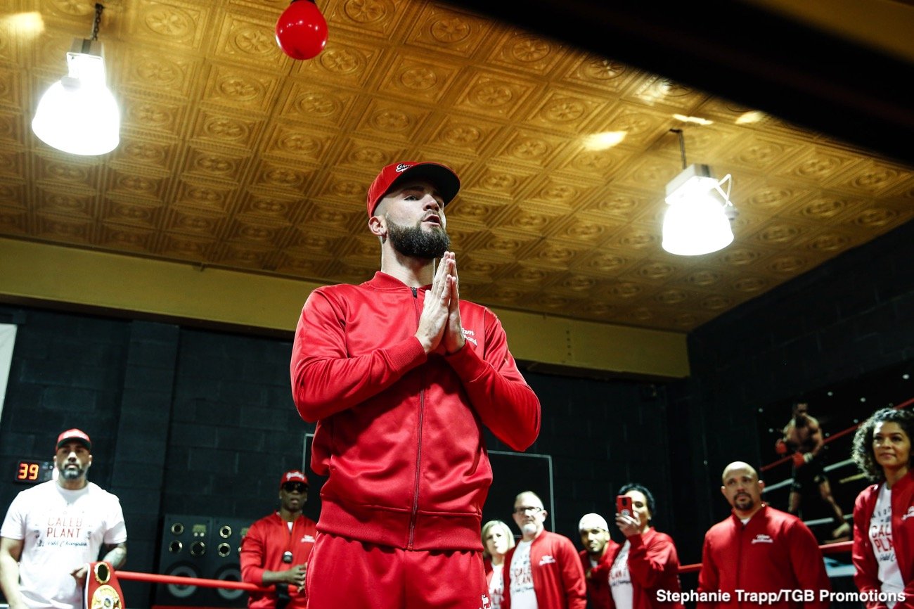 Plant vs Feigenbutz: Media workout quotes for their clash on Saturday