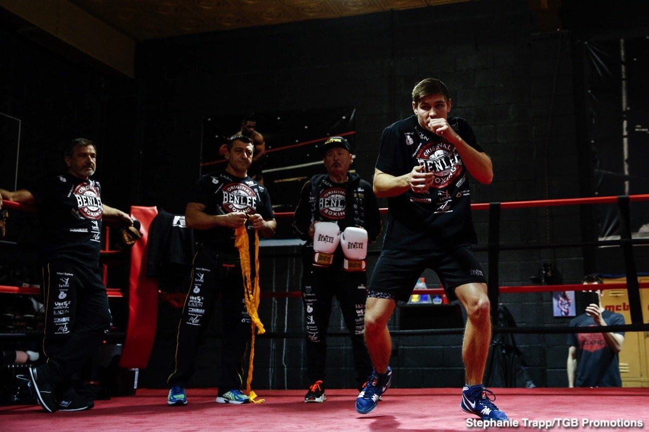 Plant vs Feigenbutz: Media workout quotes for their clash on Saturday