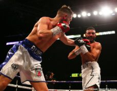Anthony Tomlinson vs Stewart Burt Claudio Marrero, Kell Brook, Kid Galahad, Liam Smith, Mark DeLuca - Kell Brook returned from a 14 month hiatus from the ring to stop Mark DeLuca in seven rounds at the FlyDSA Arena in Sheffield, live on Sky Sports in the UK and DAZN in the US.