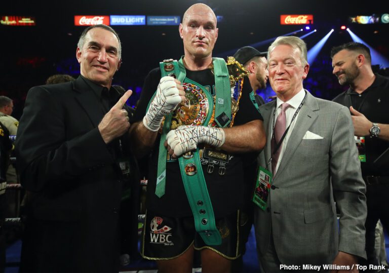 Tyson Fury Statement From Queensberry Promotions, Top Rank And MTK Global