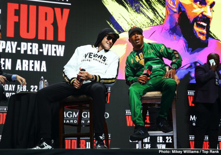 Deontay Wilder and Tyson Fury final press conference quotes from the MGM Grand