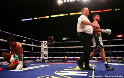 Martin J Ward vs Jesus Amparan Claudio Marrero, Kell Brook, Kid Galahad, Liam Smith, Mark DeLuca - Kell Brook returned from a 14 month hiatus from the ring to stop Mark DeLuca in seven rounds at the FlyDSA Arena in Sheffield, live on Sky Sports in the UK and DAZN in the US.