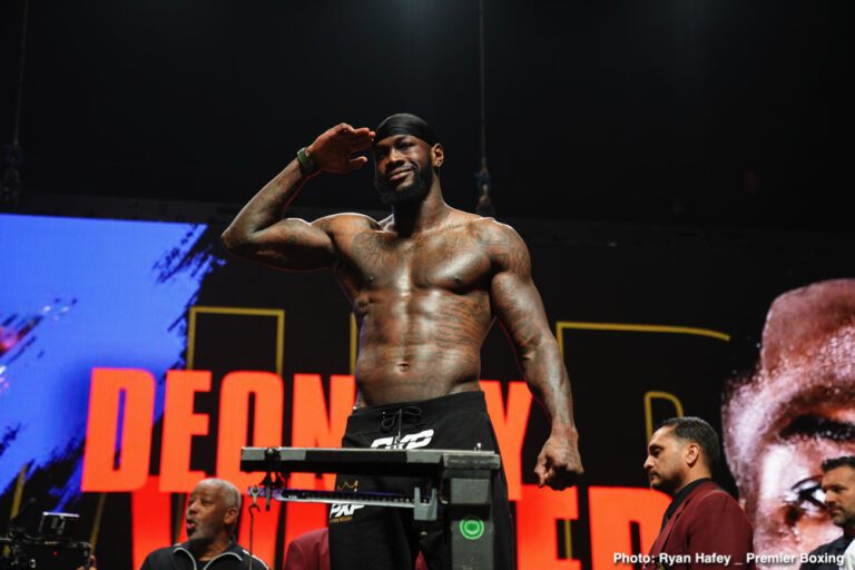 Deontay Wilder signs contract to fight Tyson Fury on July 24th in Las Vegas