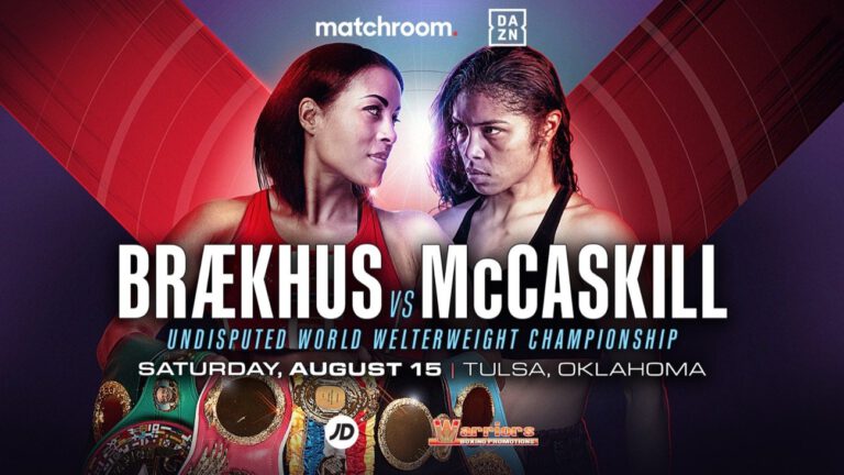 Cecilia Braekhus vs. Jessica McCaskill LIVE on DAZN - Aug. 15