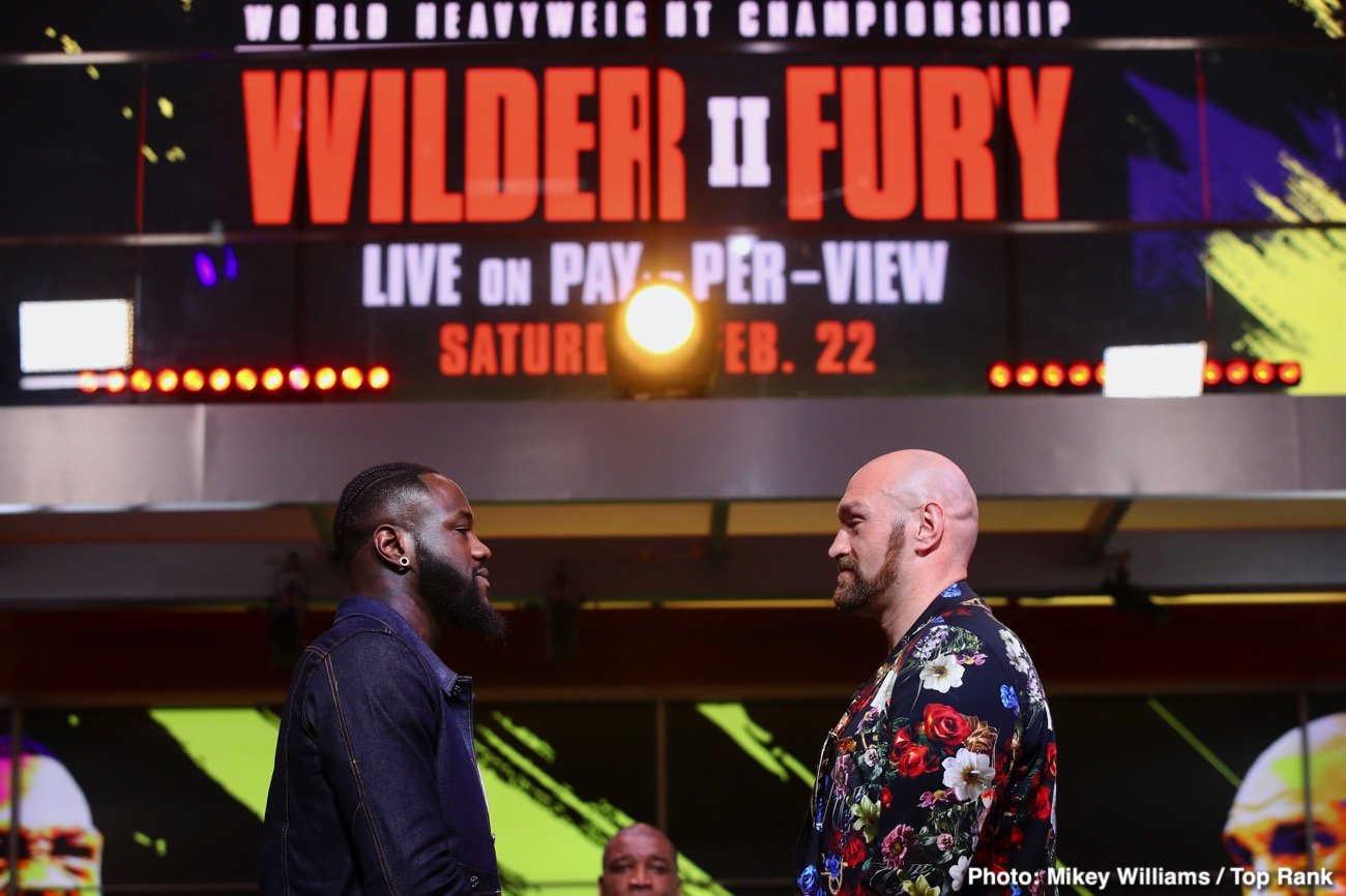 Tyson Fury says he'll punish Deontay Wilder inside the ring