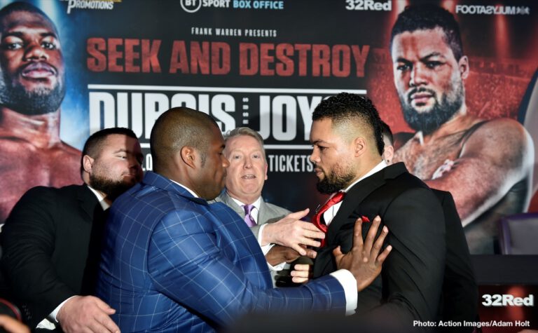 Dubois - Joyce winner to face Fury -Joshua winner