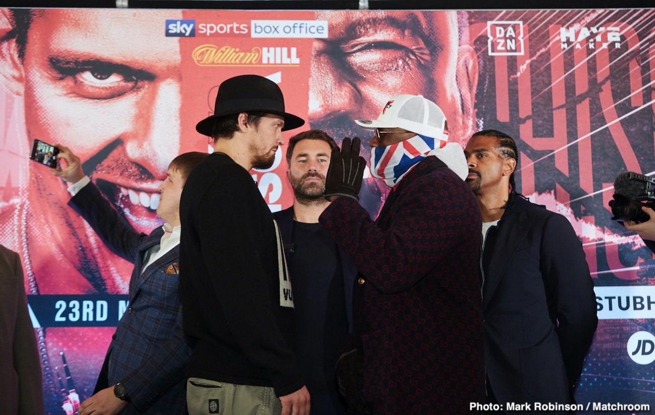 David Haye WARNS Usyk, says Chisora is NOT Witherspoon