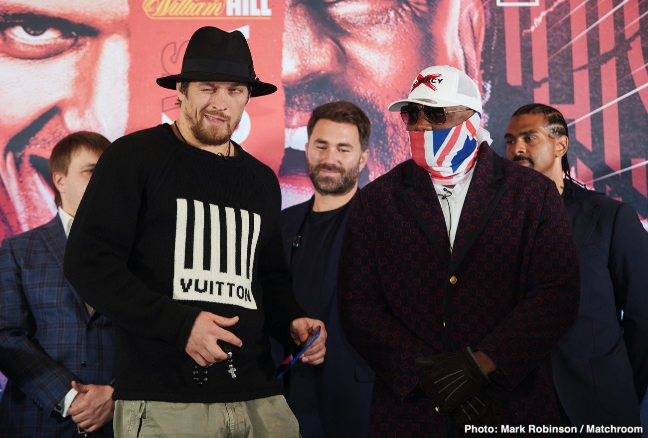 Froch: Chisora will show us if Usyk belongs at heavyweight