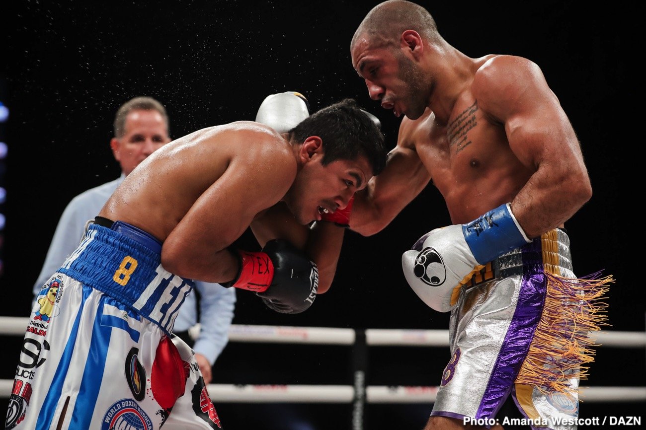 Boxing photo: Israil Madrimov, Jay Harris, Jessie Vargas, Joseph Parker, Julio Cesar Martinez, Kal Yafai, Mikey Garcia, Roman Gonzalez image RESULTS: Mikey Garcia outpoints Vargas