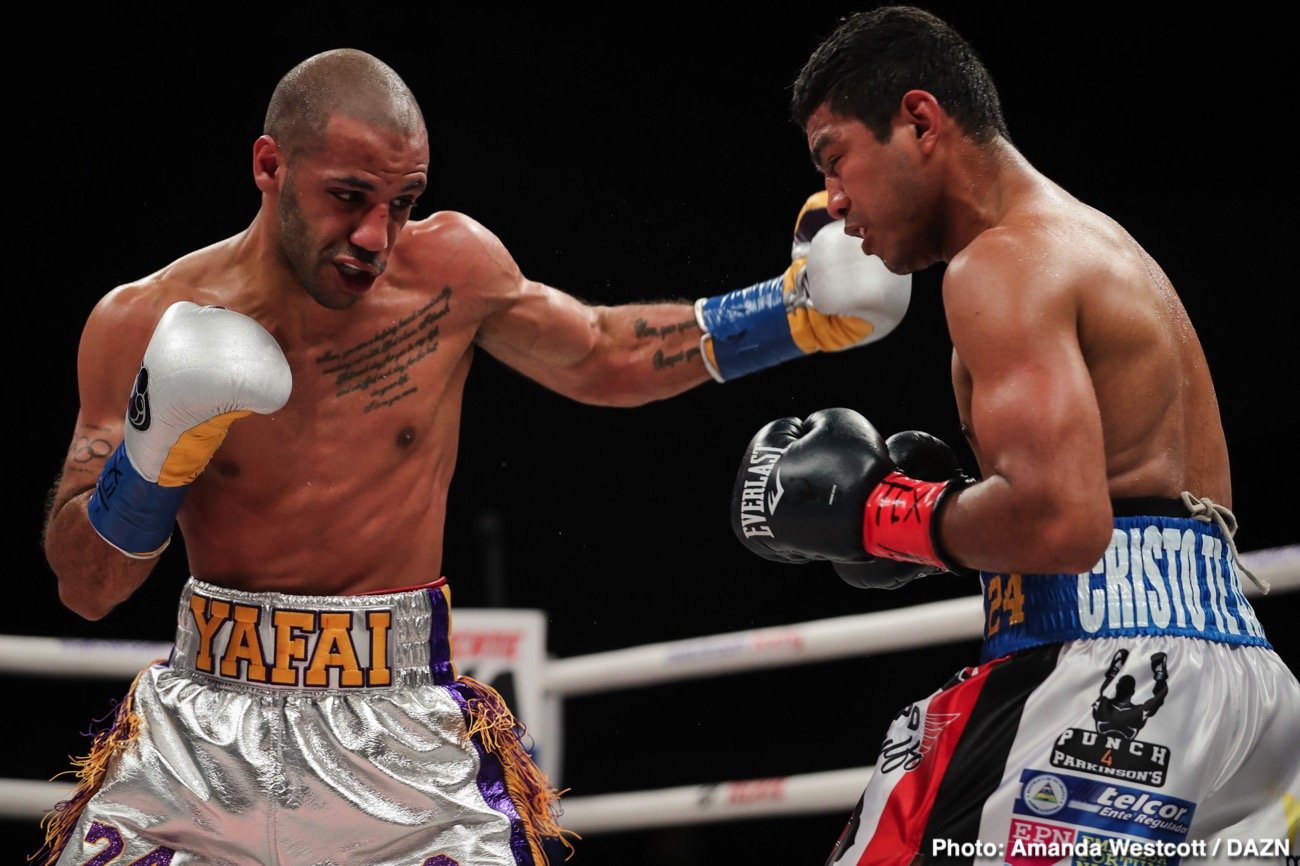 Boxing photo: Israil Madrimov, Jay Harris, Jessie Vargas, Joseph Parker, Julio Cesar Martinez, Kal Yafai, Mikey Garcia, Roman Gonzalez image RESULTS: Mikey Garcia outpoints Vargas