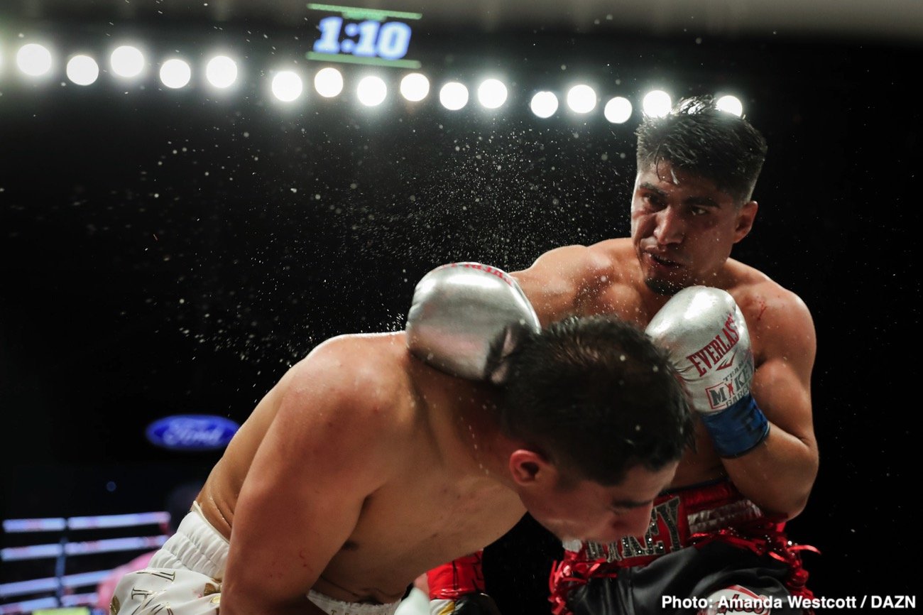 Boxing photo: Israil Madrimov, Jay Harris, Jessie Vargas, Joseph Parker, Julio Cesar Martinez, Kal Yafai, Mikey Garcia, Roman Gonzalez image RESULTS: Mikey Garcia outpoints Vargas