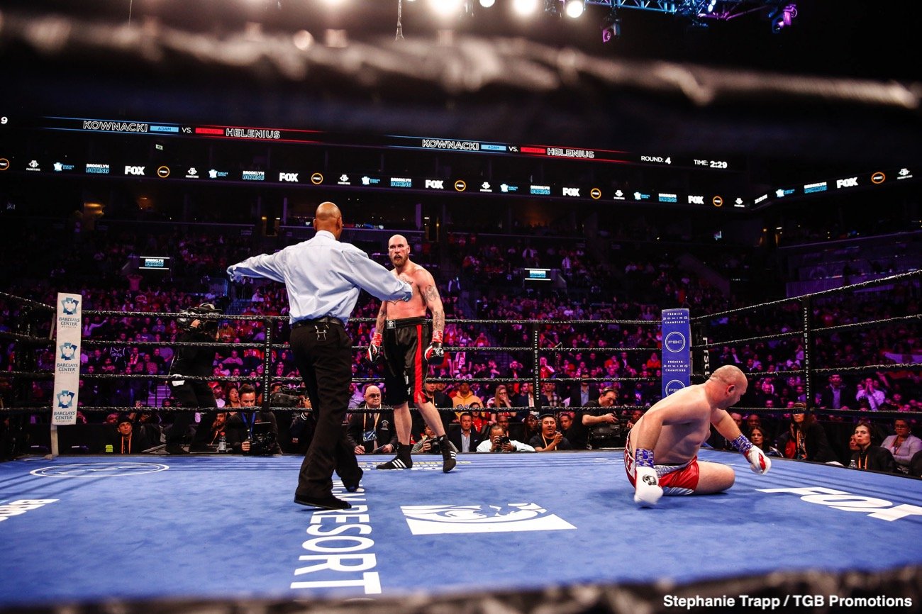 Helenius stops Kownacki, Ajagba Delivers TKO Victory - Live Updates
