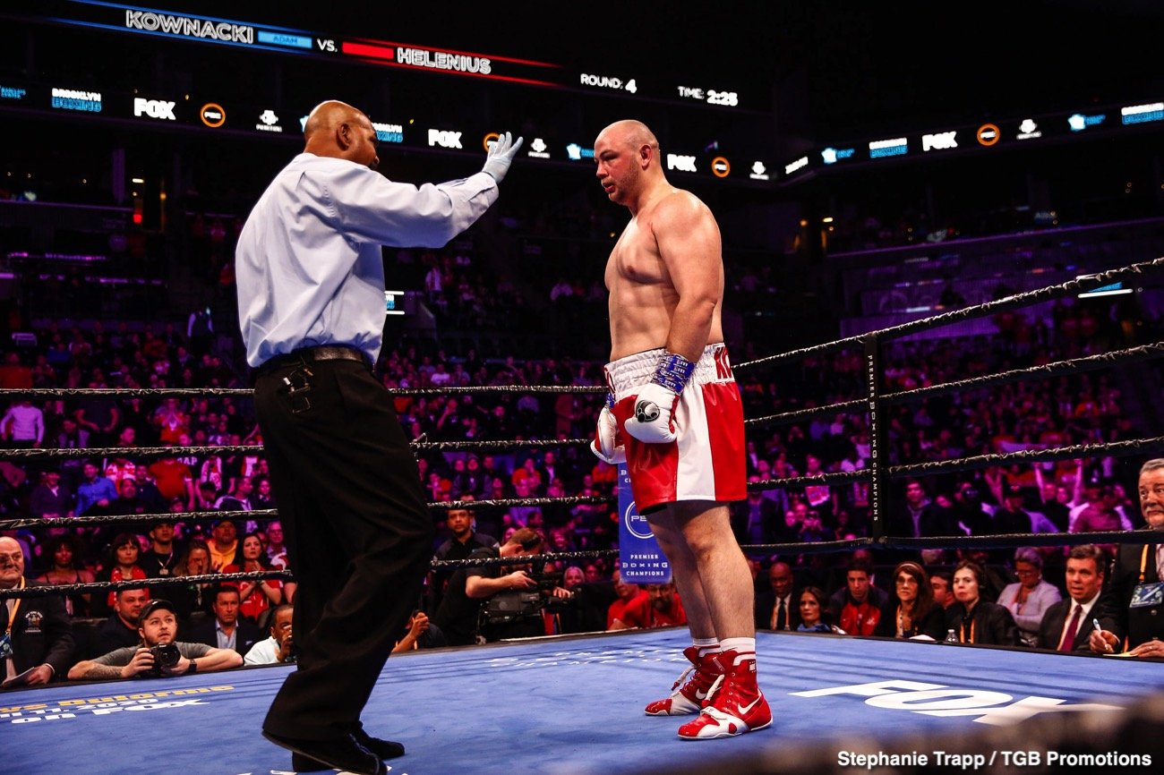 Adam Kownacki vs. Robert Helenius rematch set for summer in New York