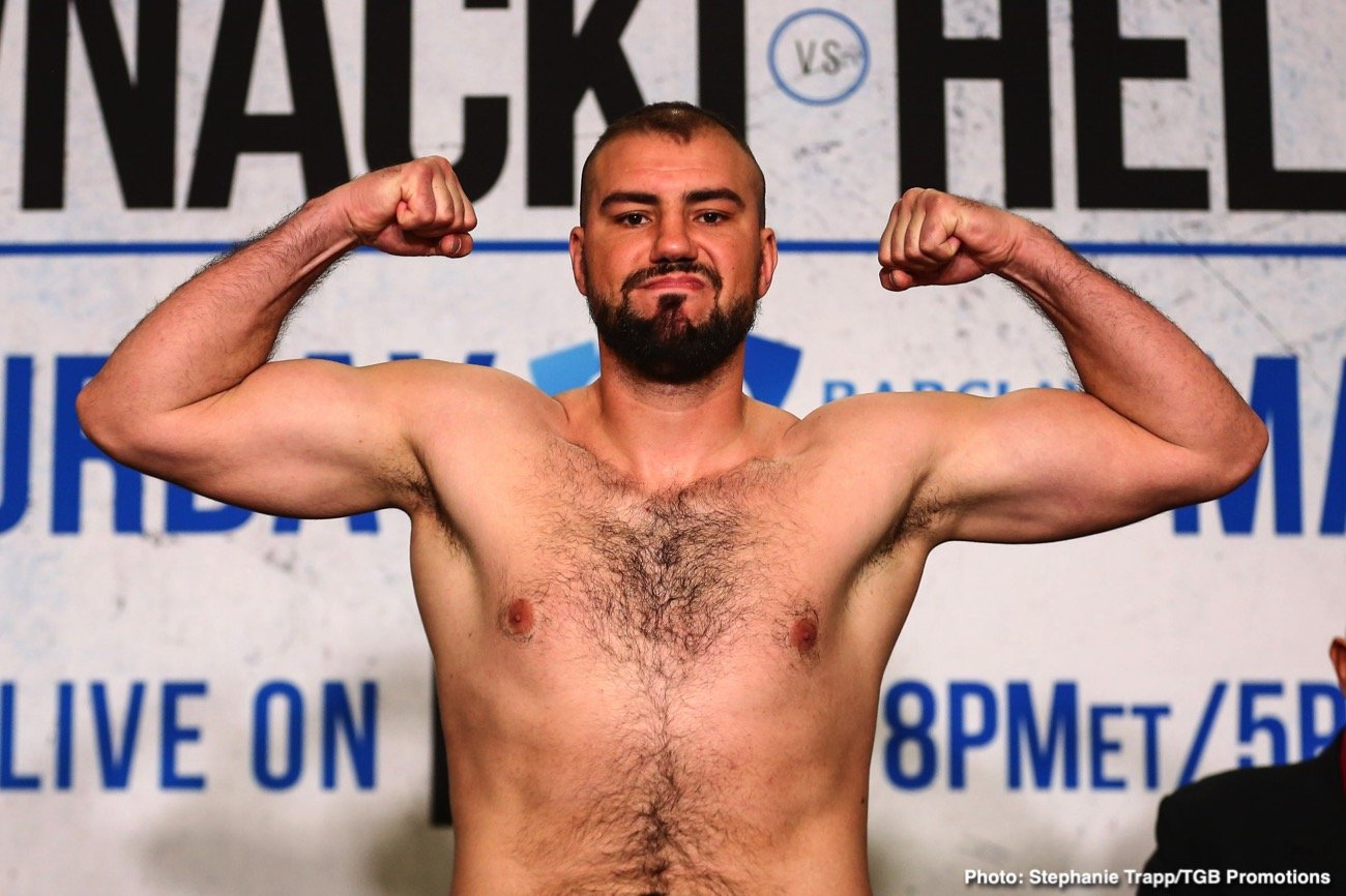 Adam Kownacki 265.2 vs. Robert Helenius 238.8 - Official weights