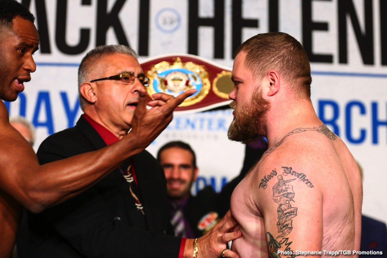 Adam Kownacki 265.2 vs. Robert Helenius 238.8 - Official weights