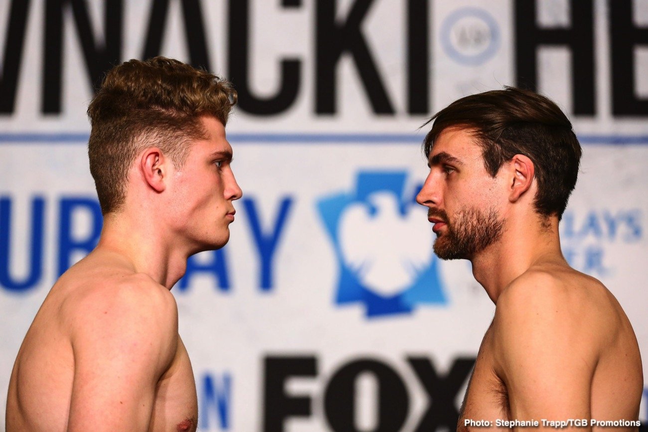 Adam Kownacki 265.2 vs. Robert Helenius 238.8 - Official weights