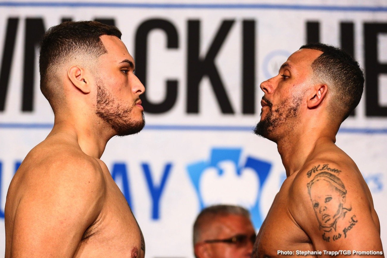 Adam Kownacki 265.2 vs. Robert Helenius 238.8 - Official weights