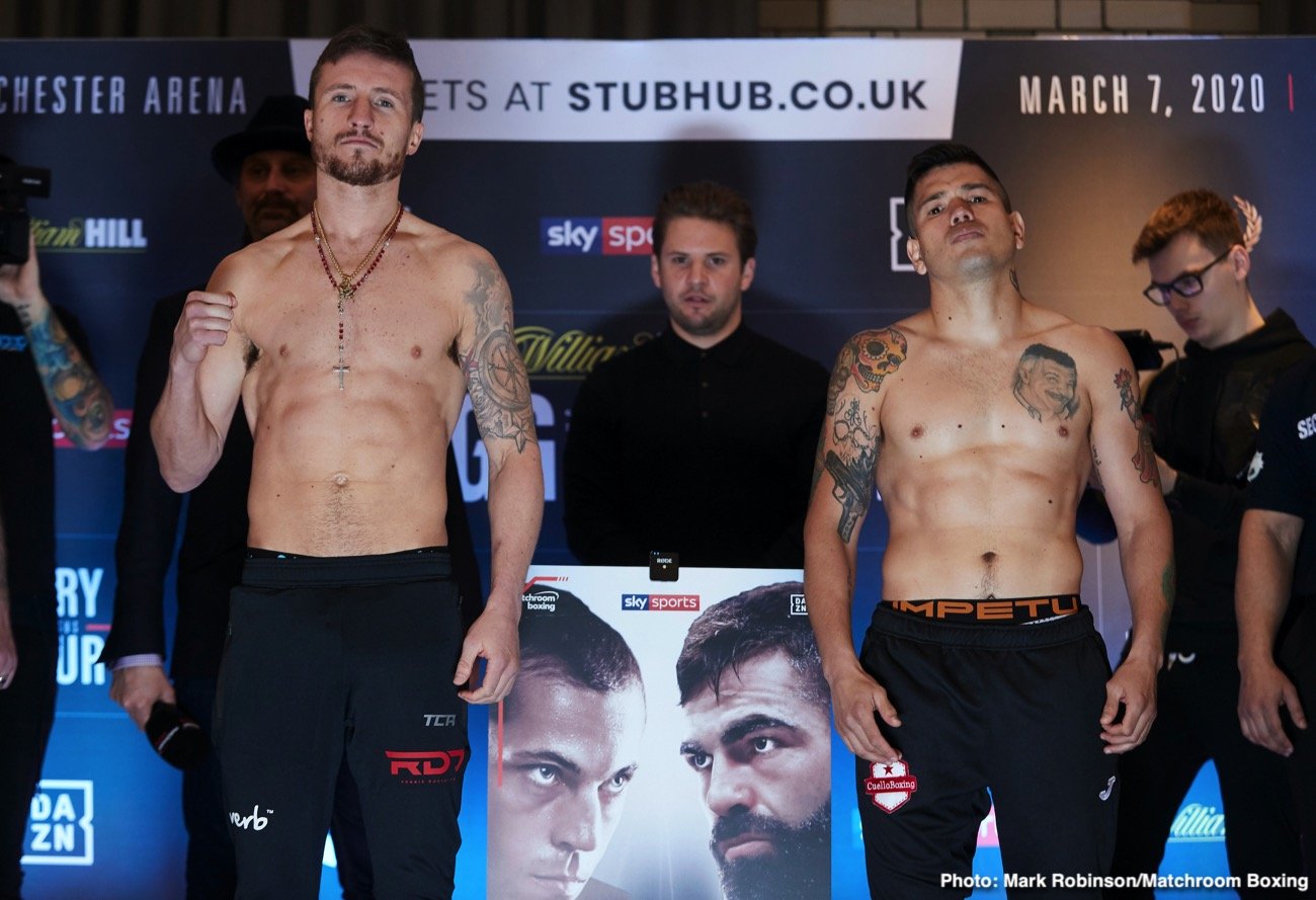 Scott Quigg vs Jono Carroll - DAZN Weights From Manchester, UK