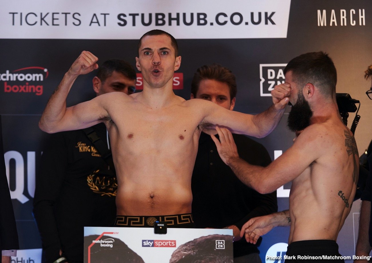 Scott Quigg vs Jono Carroll - DAZN Weights From Manchester, UK
