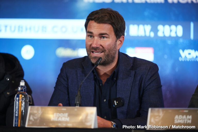 Hearn rules out placing Joshua vs. Pulev behind closed doors