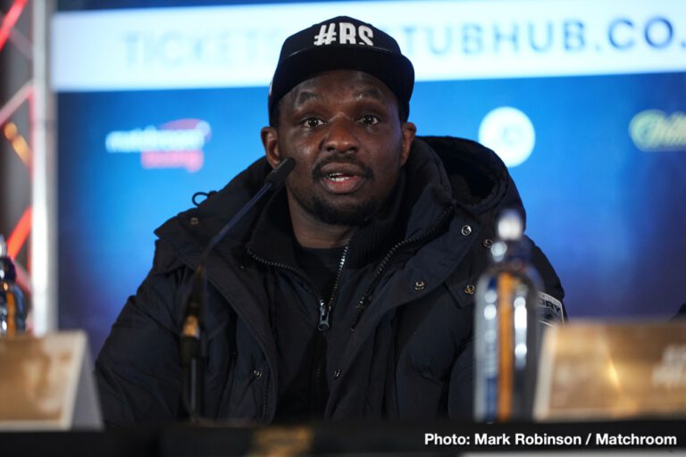 Hearn Says There Is Huge Demand For Dillian Whyte - Francis Ngannou Clash