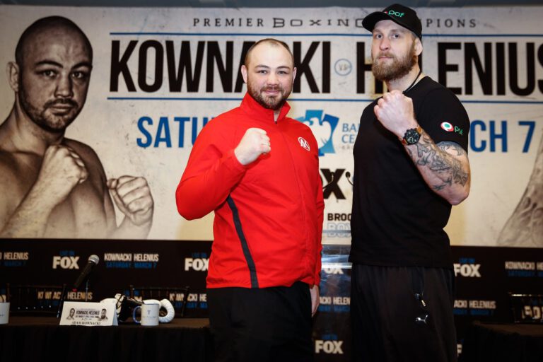 Adam Kownacki and Robert Helenius - final press quotes for Saturday on FOX