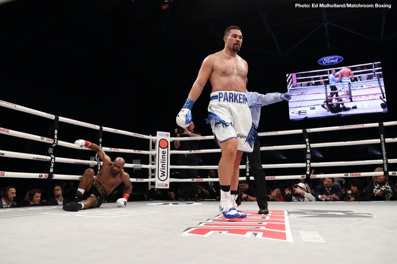 Joseph Parker-Junior Fa Official For December In New Zealand