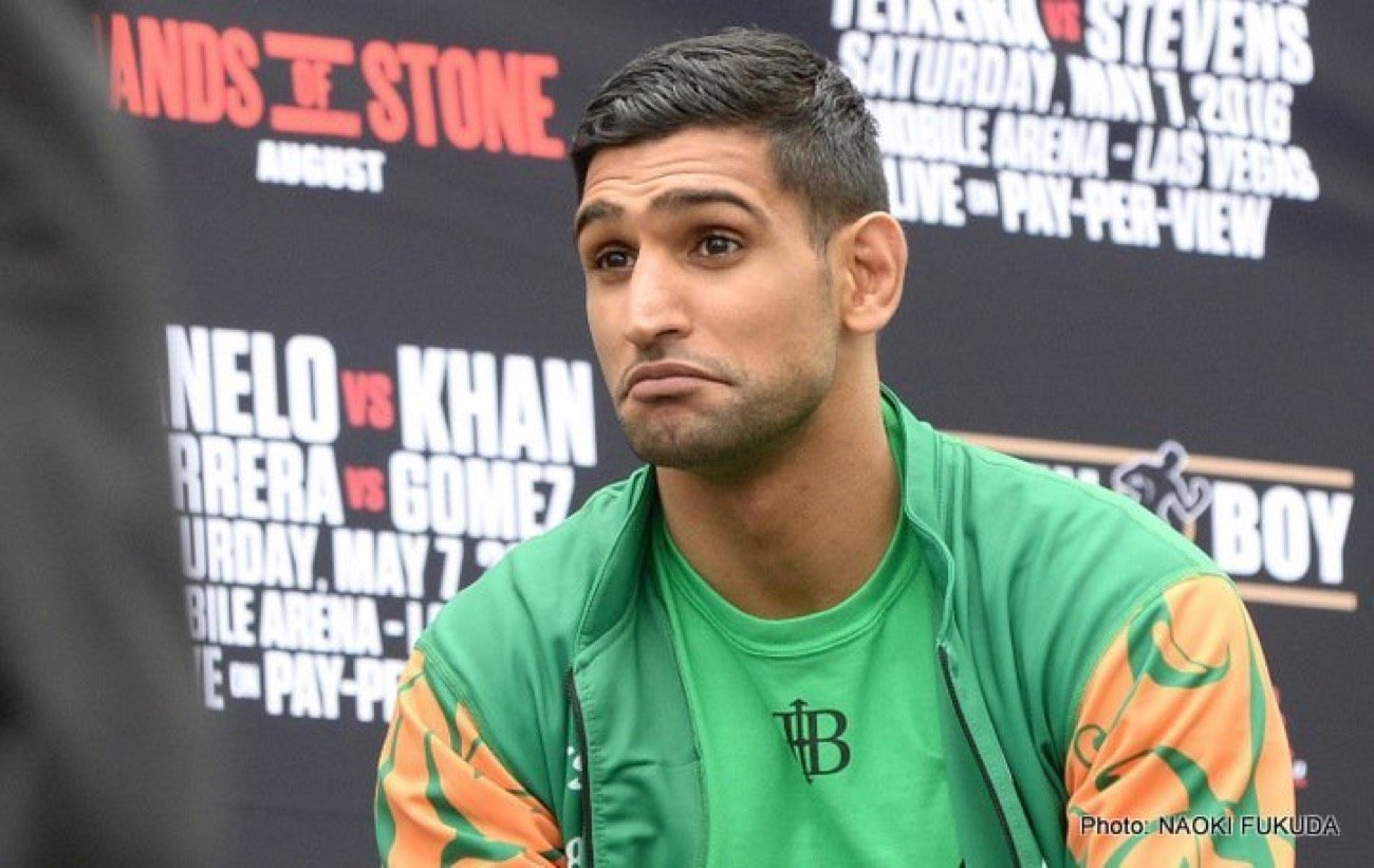 Amir Khan Reveals Talks With Kell Brook Have Stalled