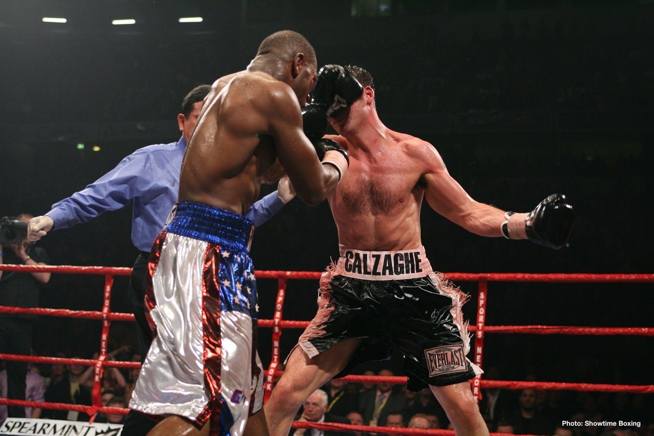 Joe Calzaghe boxing image / photo