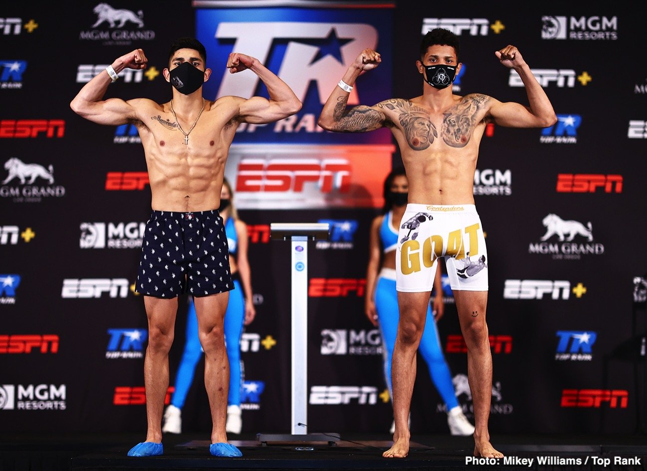 Alex Saucedo vs. Sonny Fredrickson Official ESPN Weigh In Results