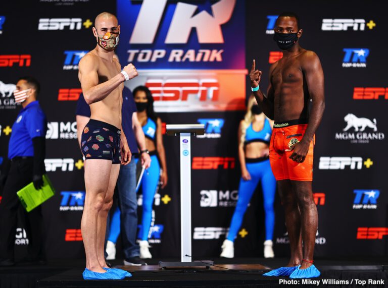 Jose Pedraza vs. Mikkel LesPierre Official ESPN Weigh In Results