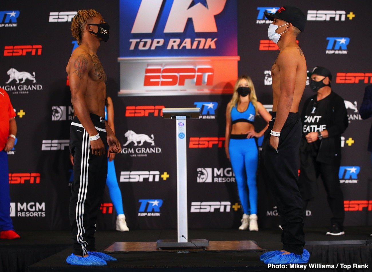 Joshua Greer vs. Mike Plania ESPN Weigh In Results