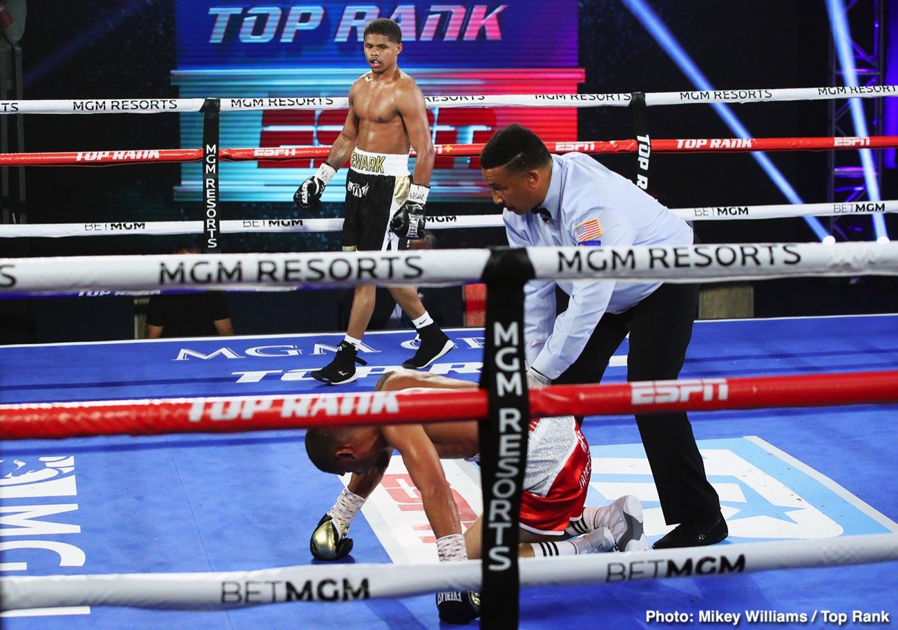 Shakur Stevenson beats Felix Caraballo