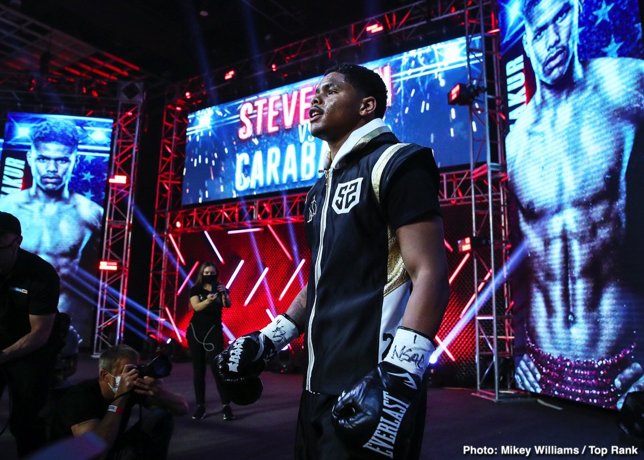 Shakur Stevenson VACATES his WBO featherweight title; Emanuel Navarrete to fight for belt