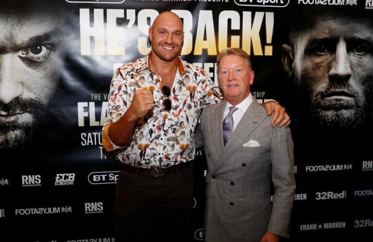 Frank Warren Says No Way To A Tyson Fury - Dillian Whyte Fight