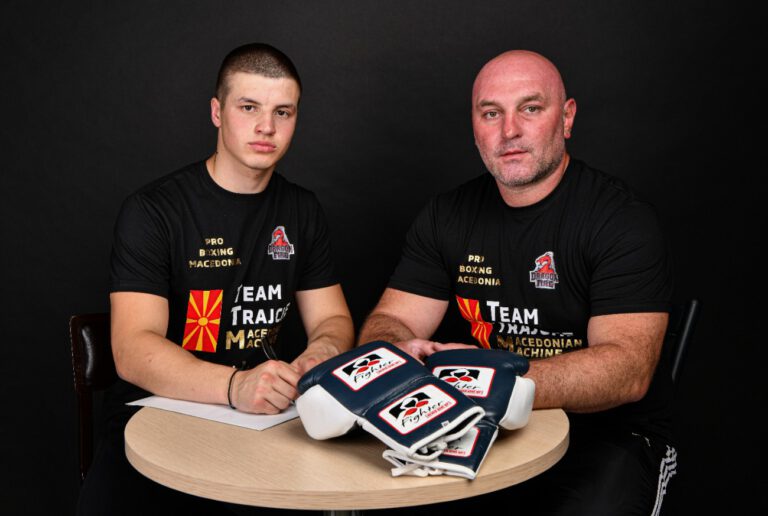 Trajche Ilioski signs with Tony Toljs' Dragon Fire Boxing