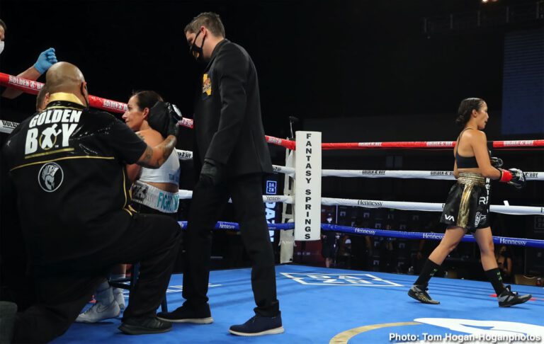 Estrada vs Adkins: Brutal 7-Second KO Of Female Fighter Miranda Adkins Is Universally Criticised