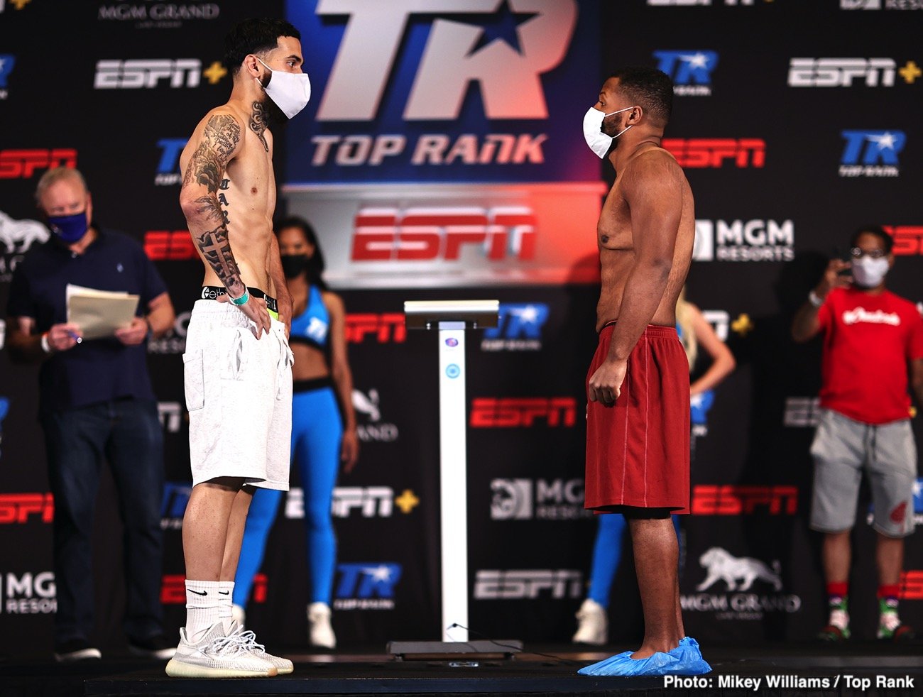 Carlos Takam vs Jerry Forrest Official ESPN Weigh In Results