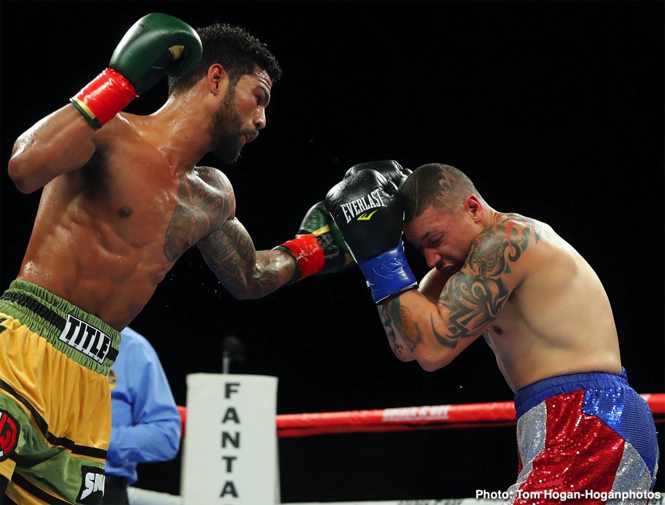 Boxing photo: Samuel Vargas, Vergil Ortiz Jr. image Photos: Vergil Ortiz Jr. smashes Vargas, Mosley Jr. Defeats Ramos