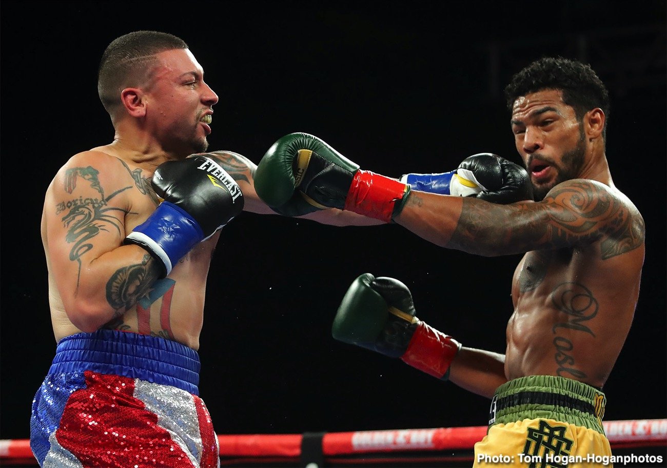 Boxing photo: Samuel Vargas, Vergil Ortiz Jr. image Photos: Vergil Ortiz Jr. smashes Vargas, Mosley Jr. Defeats Ramos