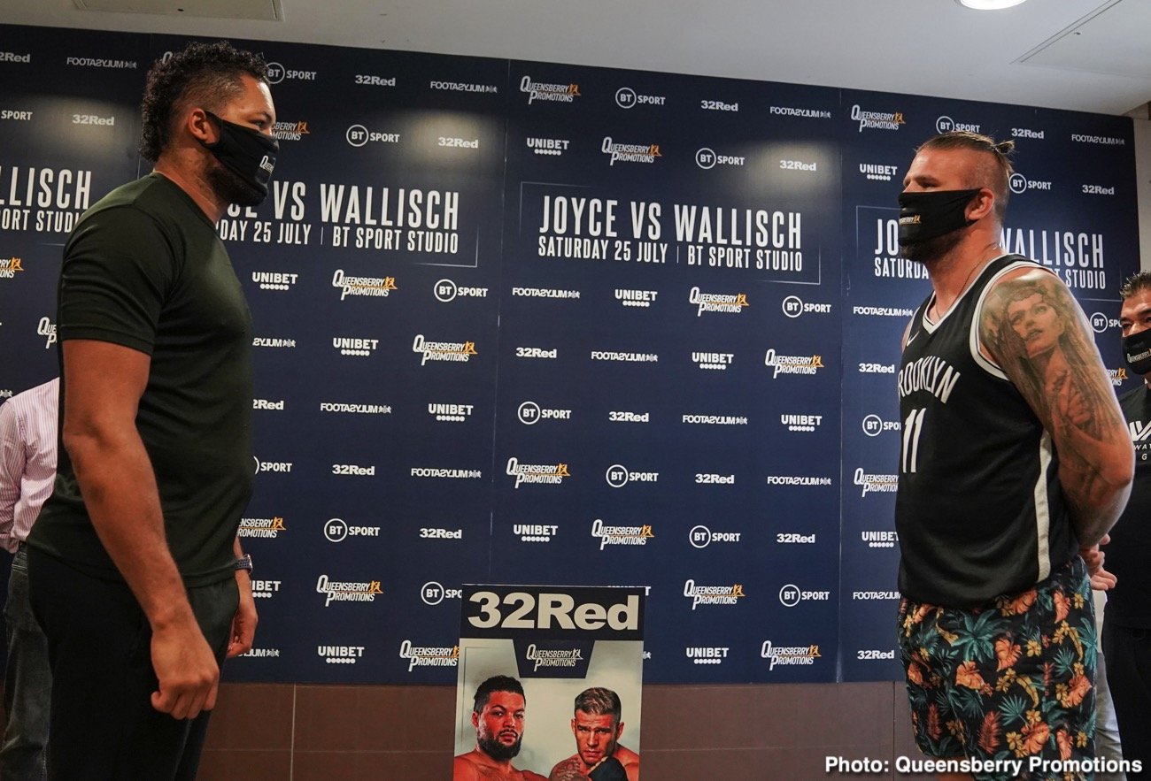Joe Joyce vs Michael Wallish Official Weigh In Results