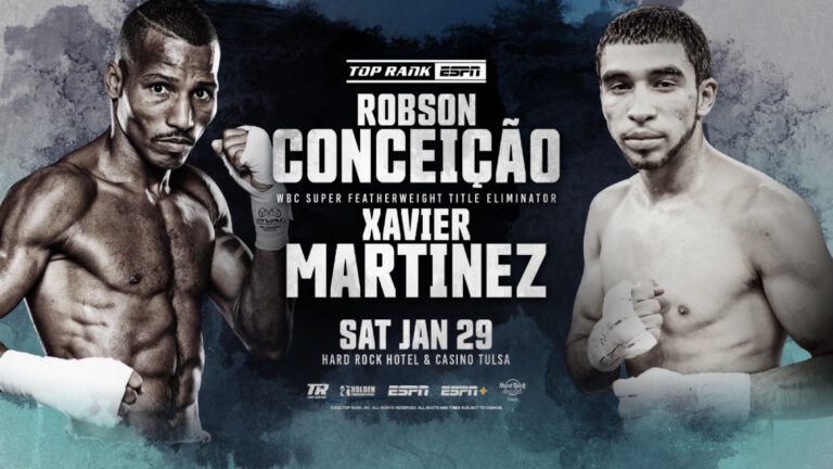 January 29: Conceição vs Martinez in Tulsa, LIVE on ESPN