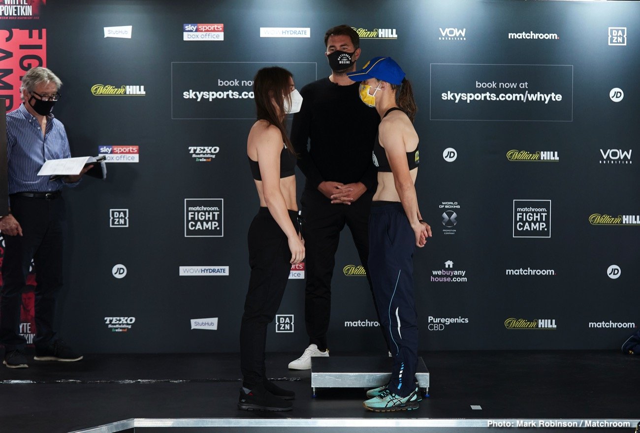 Boxing photo: Alexander Povetkin, Dillian Whyte image WATCH LIVE: Dillian Whyte vs. Alexander Povetkin - Katie Taylor vs Persoon II Weigh In