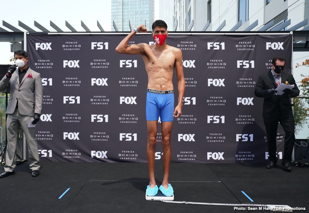 Porter vs Formella Official FOX PBC Weigh In Results